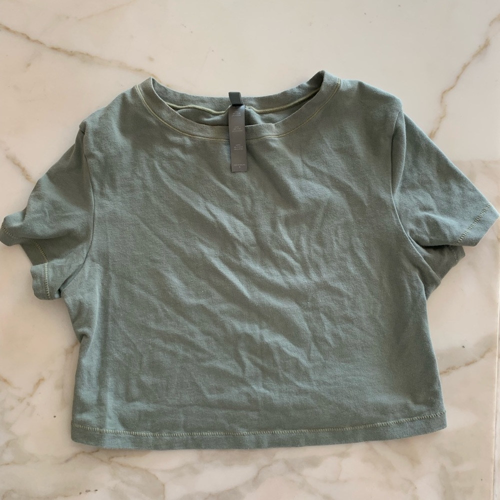 SKIMS Cotton Blend Jersey Crop Top